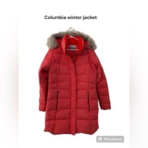 - Columbia Winter Jacket - Coral - L